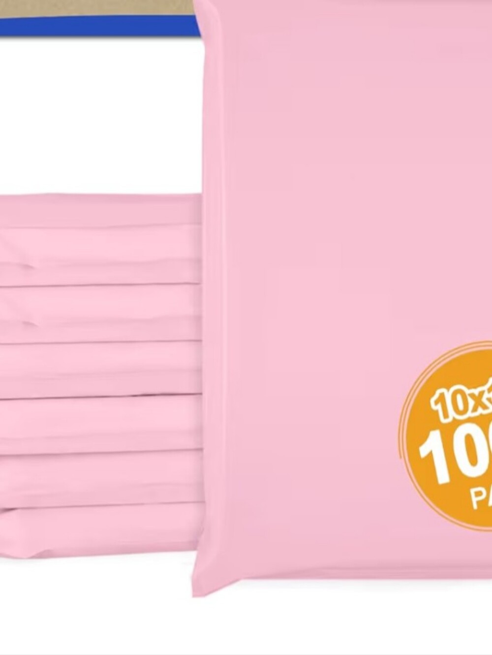 100 Pink Polymailers